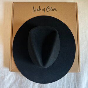 LACK OF COLOR HAT - BENSON IN BLACK - SMALL